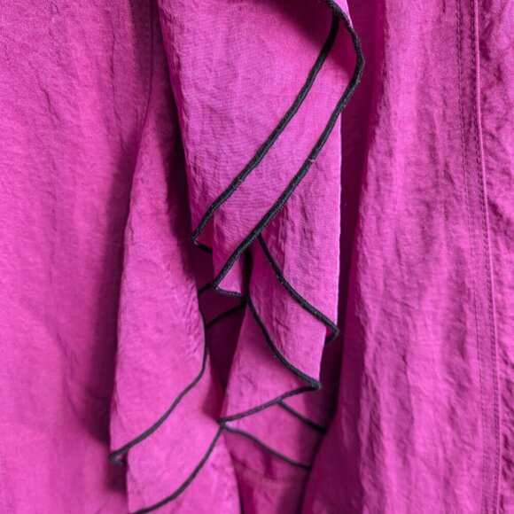 Vintage Rain Ruffle Trench - Picture 3 of 11